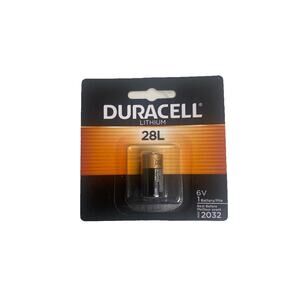 1 x 28L Duracell 6V Lithium Battery (L544, 2CR1/3N, 2CR11108, Photo,Camera) 2032